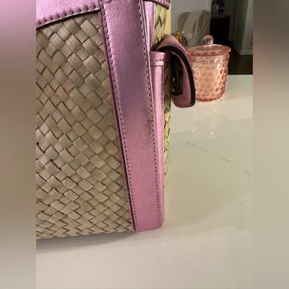 🩷 NWT COACH STRAW AND LEATHER TOTE! - Picture 13 of 13